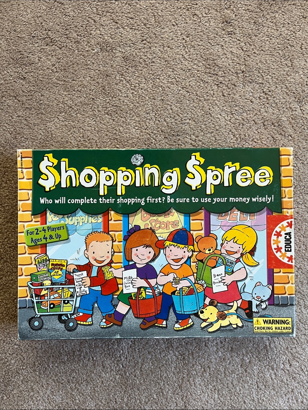 💵Shopping Spree Kids Board Game